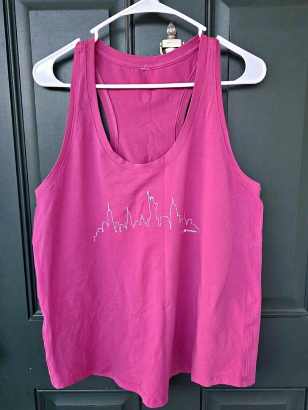 Lululemon NYC Skyline Racerback Tank Top Pink Size 12, Large